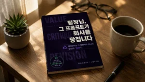 팀장님, 그 프롬프트가 회사를 망칩니다 책 표지, 기업 AI 프롬프트 보안과 윤리 기준 가이드