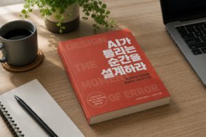 AI가 틀리는 순간을 설계하라 표지, AI 오류 방지 프롬프트 설계 도서